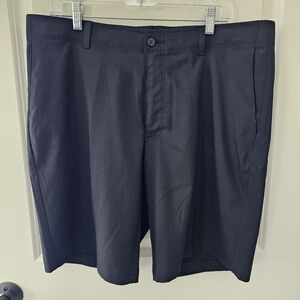 Grand Slam Performance Men's Flat Front Golf Shorts Black | Size 38 NWT